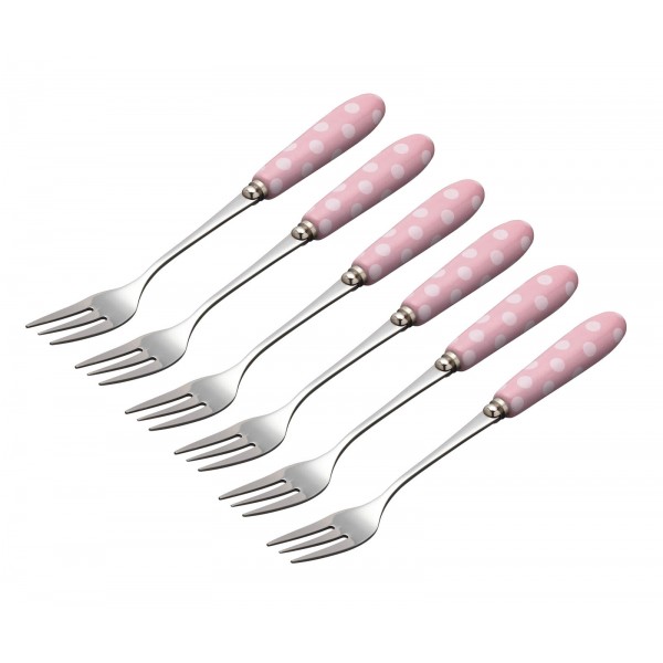Sweetly Does It Deluxe Ceramic Handled Cake Forks